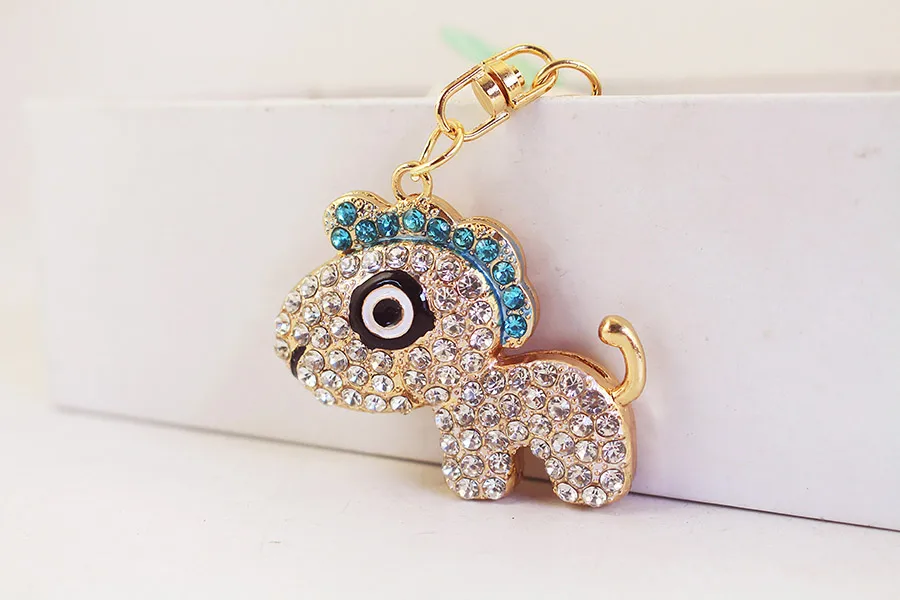 1 Piece Cute Artistic Horse Alloy Inlay Rhinestones Keychain display picture 11