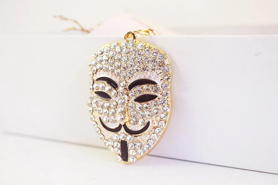 1 Piece Sweet Solid Color Alloy Inlay Rhinestones Women's Keychain display picture 5
