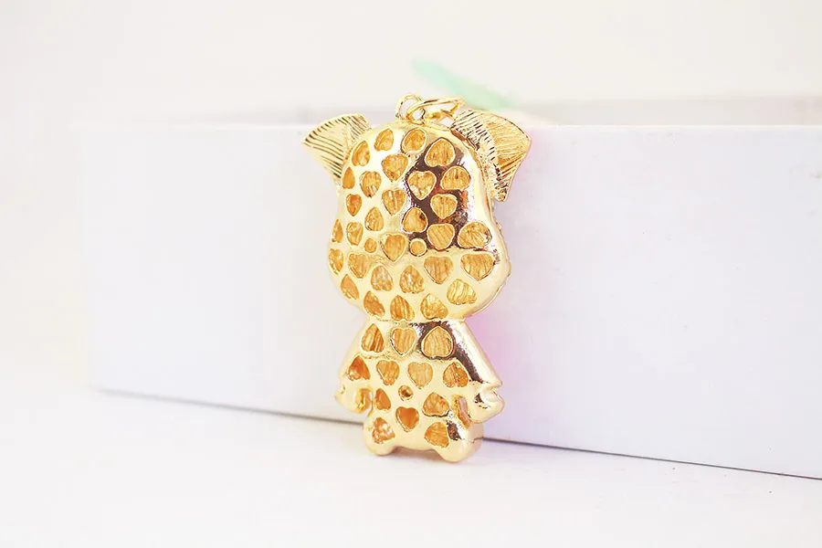 1 Piece Cute Artistic Animal Alloy Inlay Rhinestones Keychain display picture 14