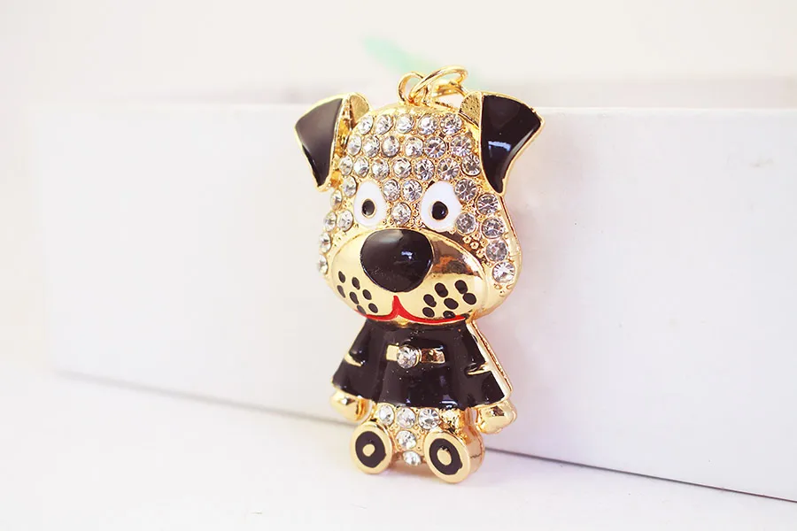 1 Piece Cute Artistic Animal Alloy Inlay Rhinestones Keychain display picture 17