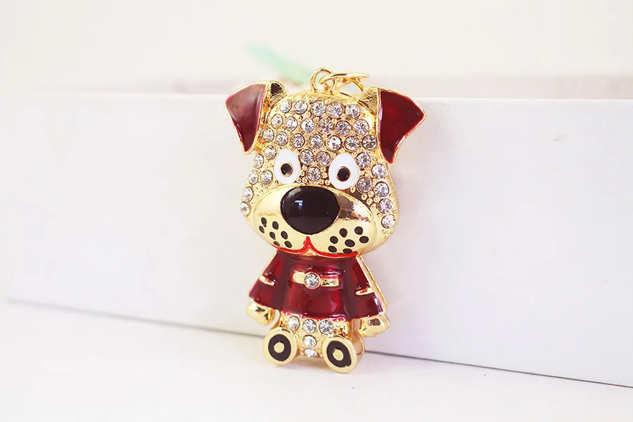1 Piece Cute Artistic Animal Alloy Inlay Rhinestones Keychain display picture 11