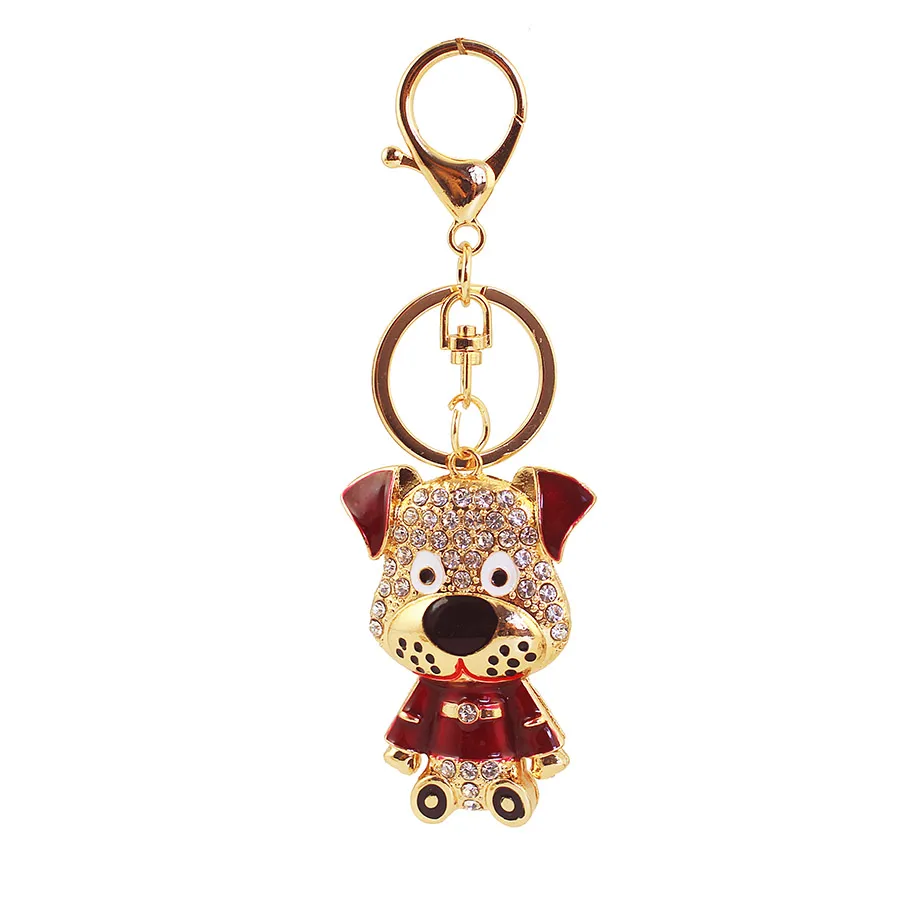 1 Piece Cute Artistic Animal Alloy Inlay Rhinestones Keychain display picture 13