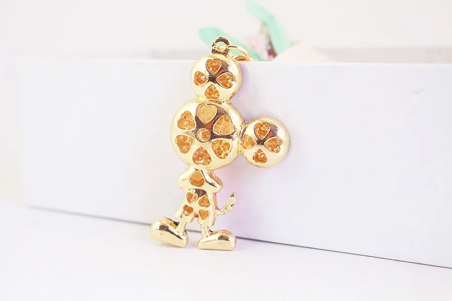 1 Piece Cute Artistic Animal Alloy Inlay Rhinestones Keychain display picture 2