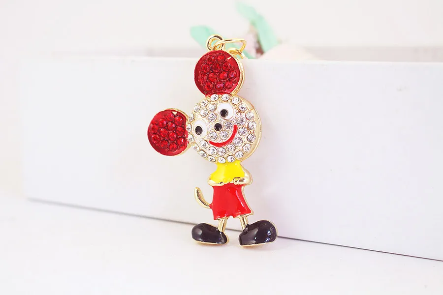 1 Piece Cute Artistic Animal Alloy Inlay Rhinestones Keychain display picture 13