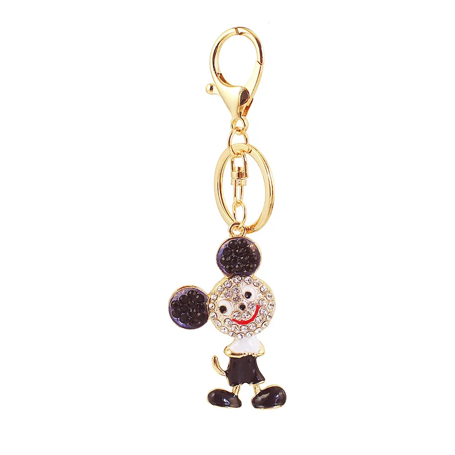 1 Piece Cute Artistic Animal Alloy Inlay Rhinestones Keychain display picture 10