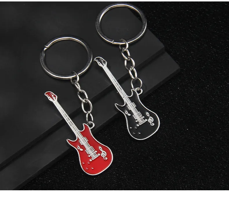 1 Piece Y2K Rock Guitar Iron Zinc Alloy Slip-on Keychain display picture 2