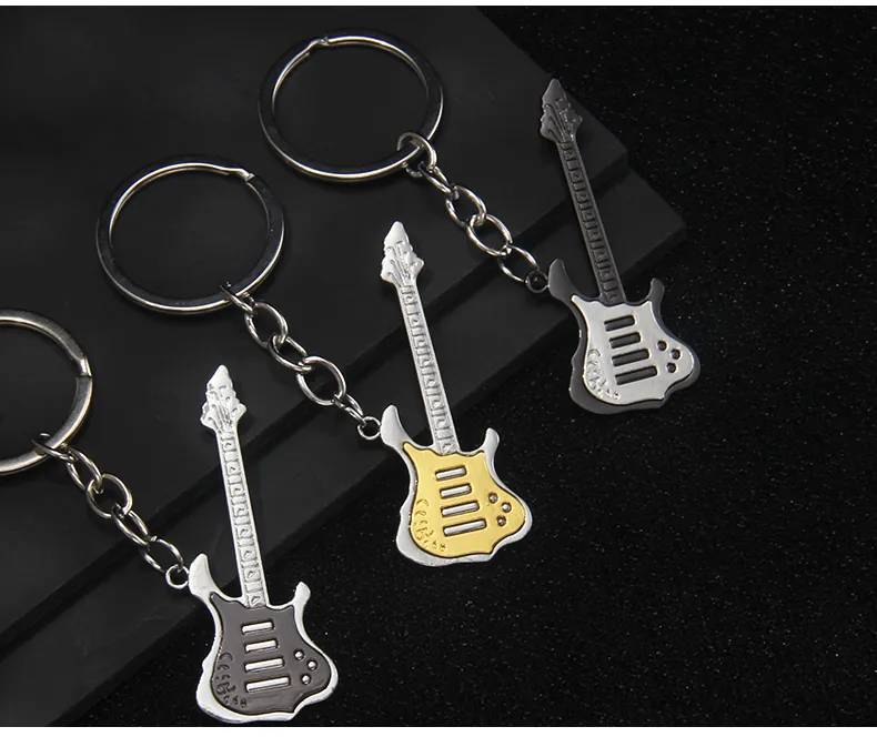 1 Piece Y2K Rock Guitar Iron Zinc Alloy Slip-on Keychain display picture 3