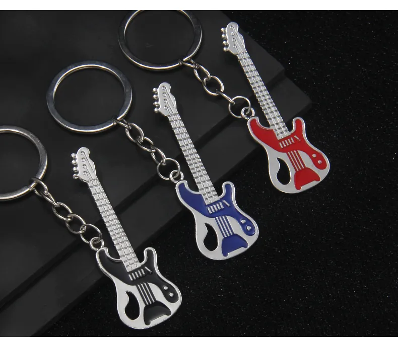 1 Piece Y2K Rock Guitar Iron Zinc Alloy Slip-on Keychain display picture 4