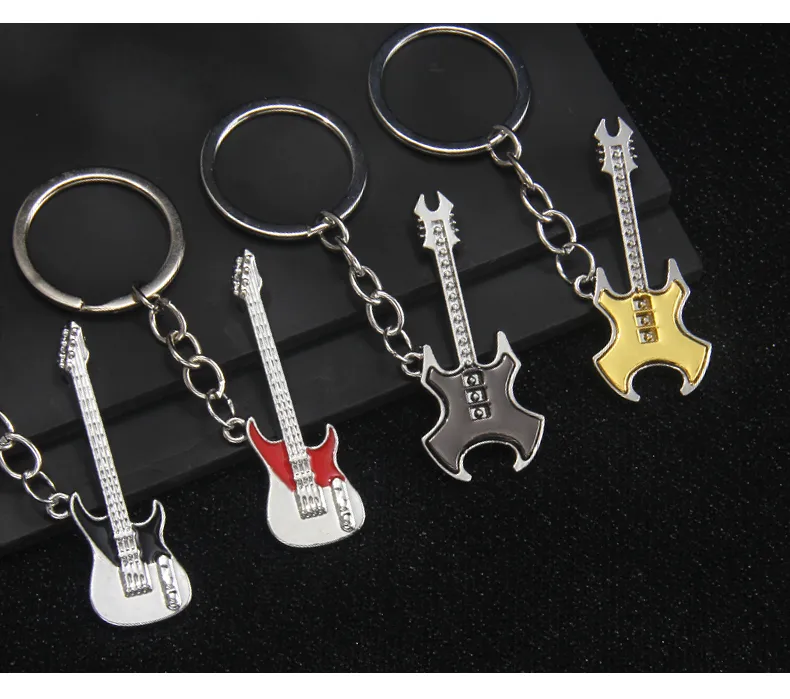 1 Piece Y2K Rock Guitar Iron Zinc Alloy Slip-on Keychain display picture 6