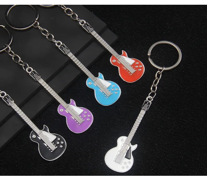 1 Piece Y2K Rock Guitar Iron Zinc Alloy Slip-on Keychain display picture 10