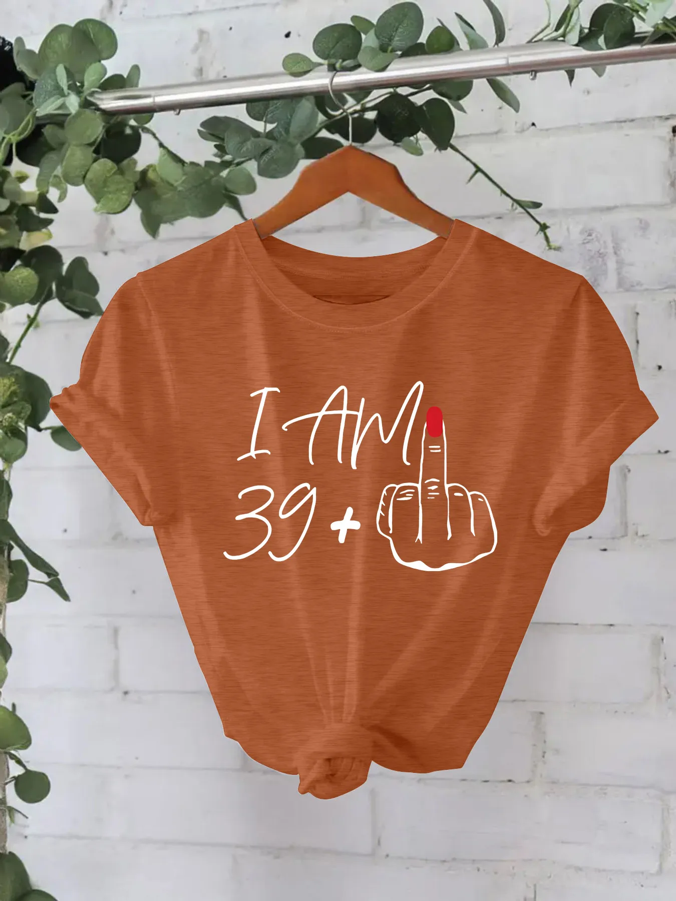 Women's T-shirt Short Sleeve T-Shirts Printing Casual Pastoral Streetwear Slogan Gesture display picture 1