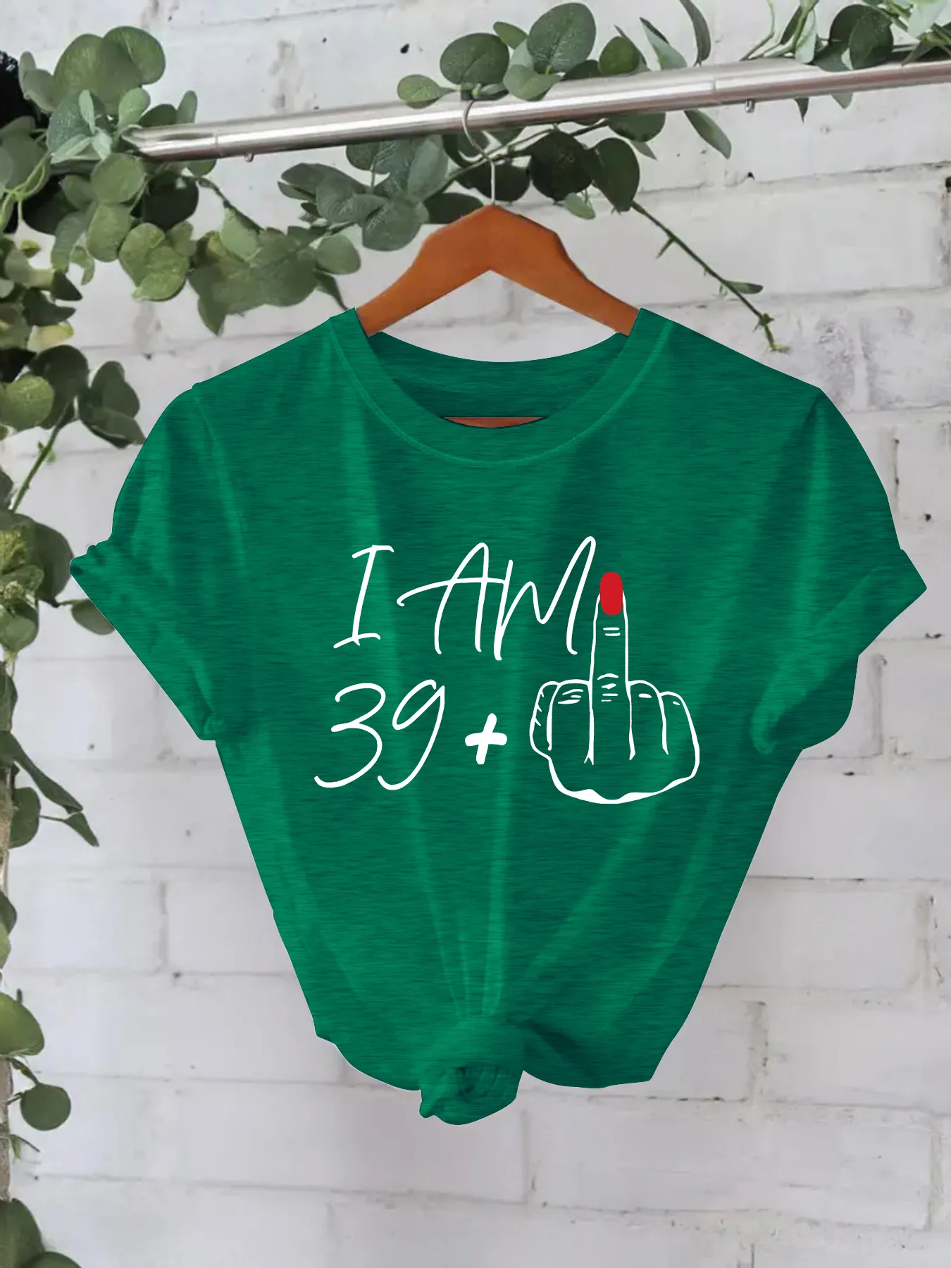Women's T-shirt Short Sleeve T-Shirts Printing Casual Pastoral Streetwear Slogan Gesture display picture 3