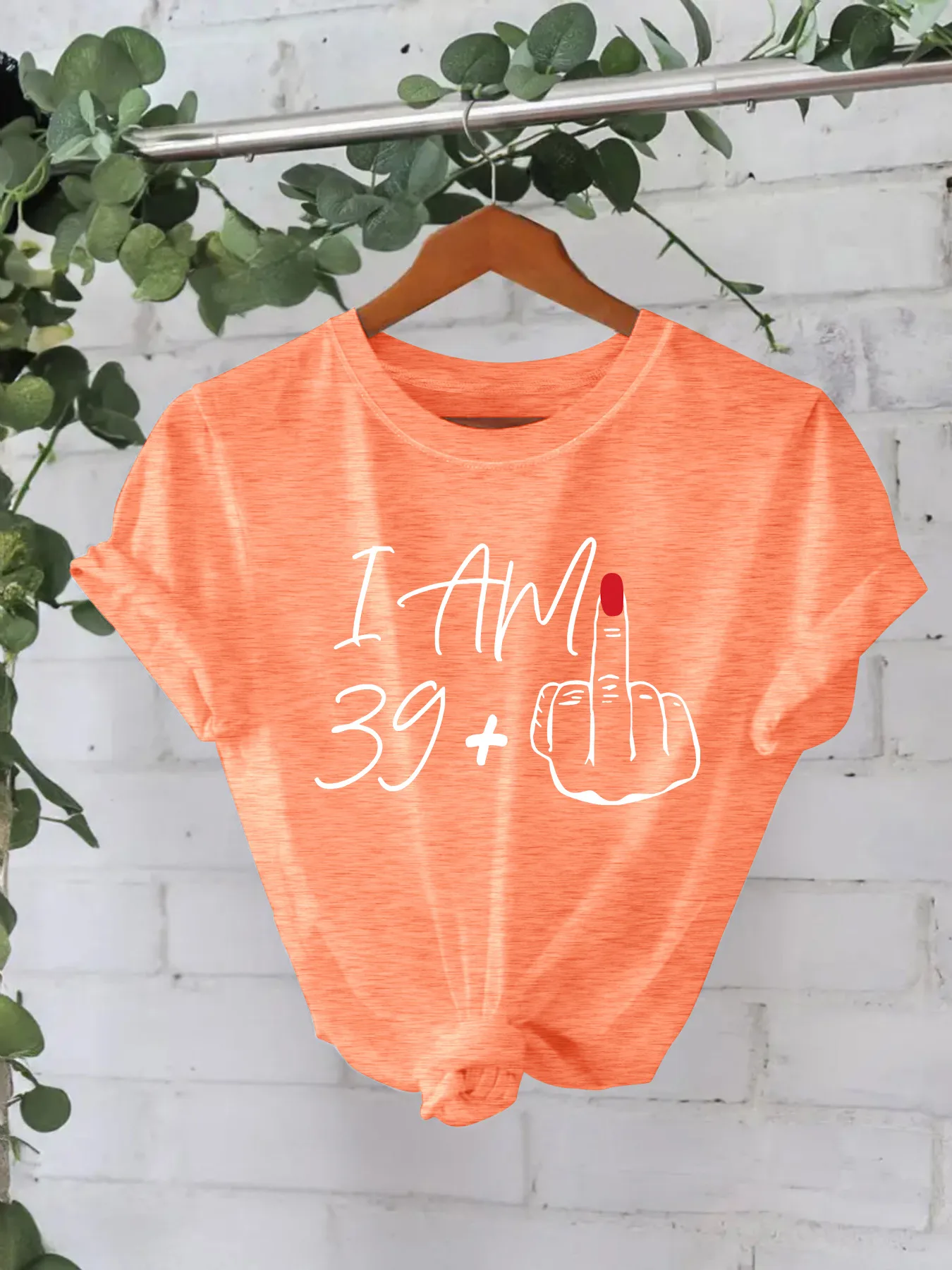 Women's T-shirt Short Sleeve T-Shirts Printing Casual Pastoral Streetwear Slogan Gesture display picture 5