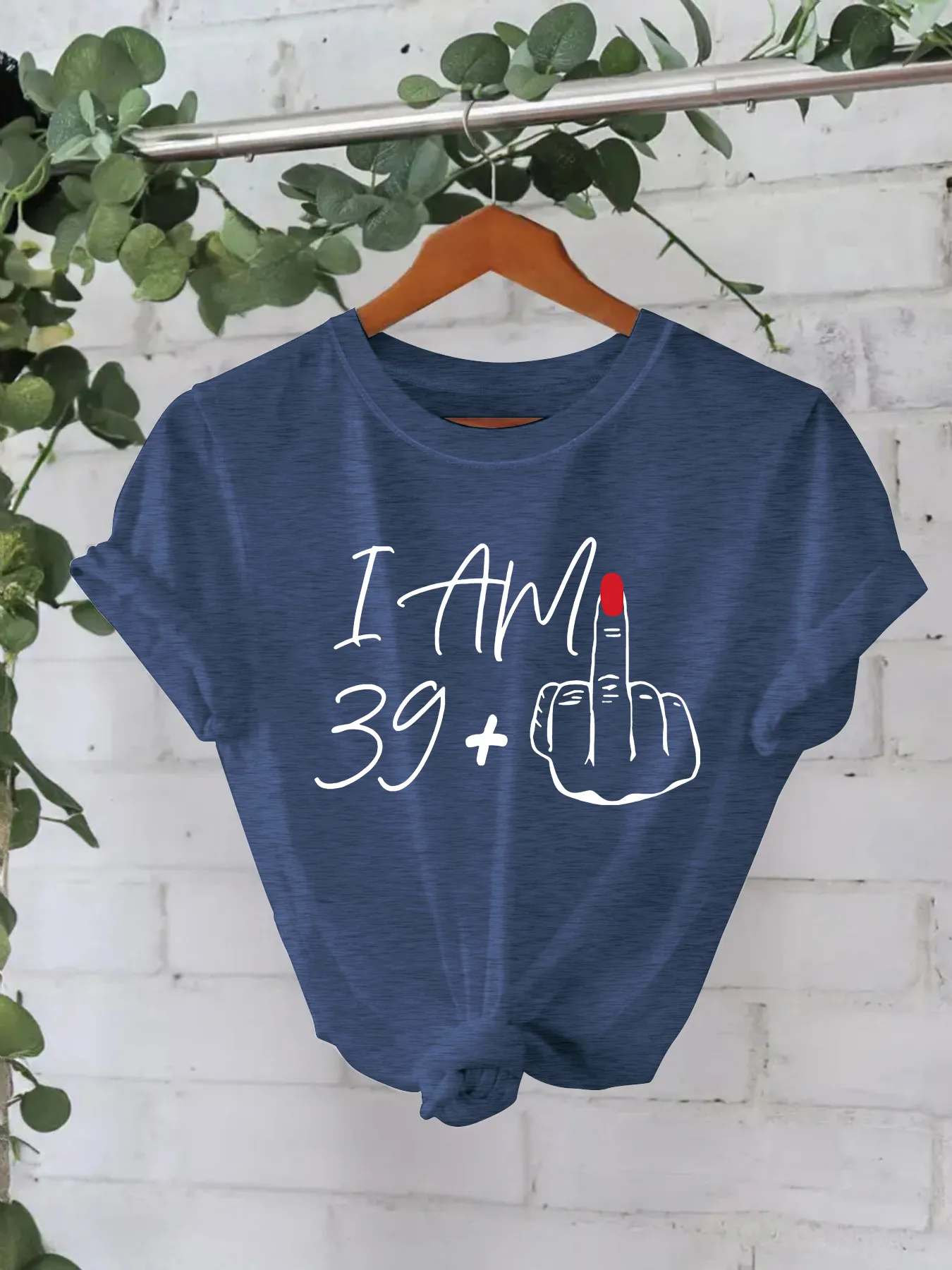 Women's T-shirt Short Sleeve T-Shirts Printing Casual Pastoral Streetwear Slogan Gesture display picture 8