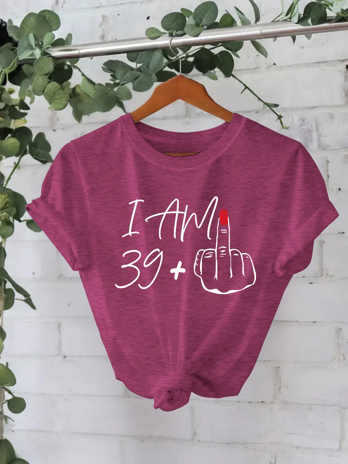 Women's T-shirt Short Sleeve T-Shirts Printing Casual Pastoral Streetwear Slogan Gesture display picture 10