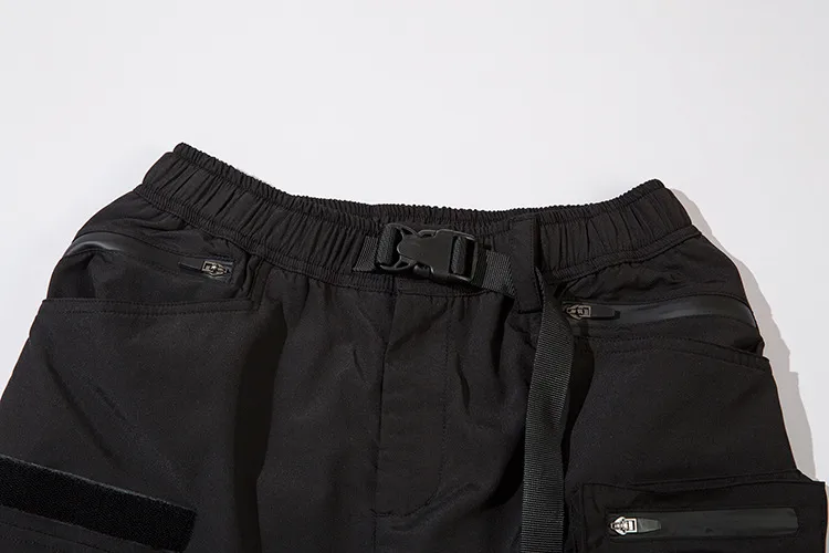 Jiayiku Men's  Dark  Functional Fashion Brand Multi-Pocket Pants Heavy Duty Tactical Tooling Shorts display picture 17