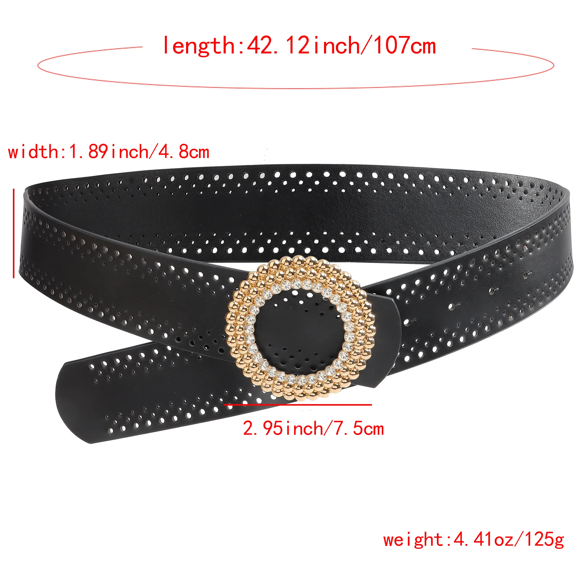 Bohemian Streetwear Solid Color Pu Leather Alloy Women's Chain Belts display picture 1