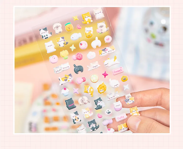 1 Piece Animal Letter School Mixed Materials Cartoon Style Cute Stickers display picture 5