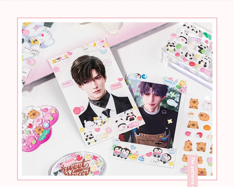 1 Piece Animal Letter School Mixed Materials Cartoon Style Cute Stickers display picture 6
