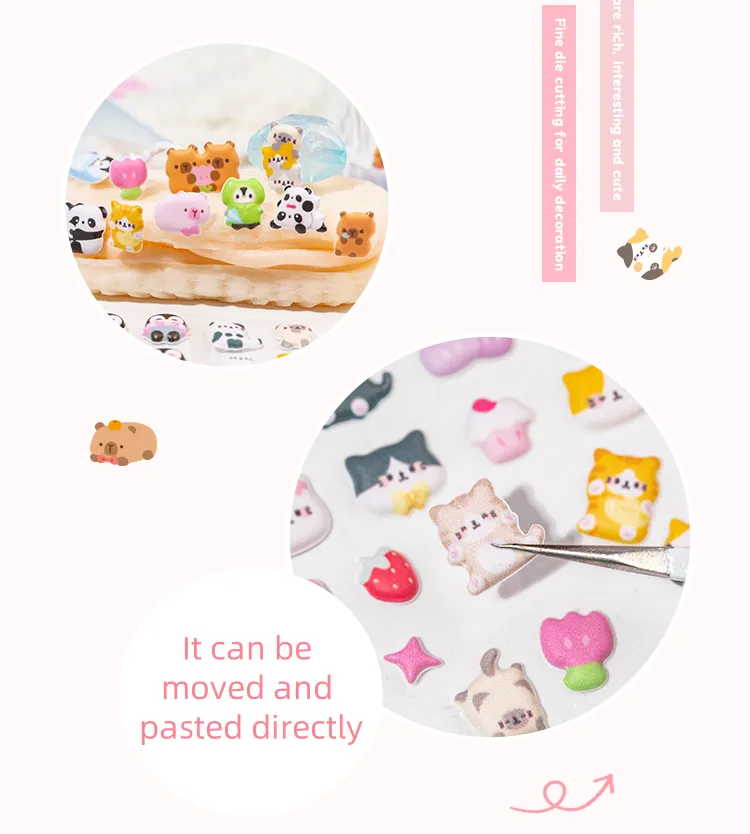 1 Piece Animal Letter School Mixed Materials Cartoon Style Cute Stickers display picture 7