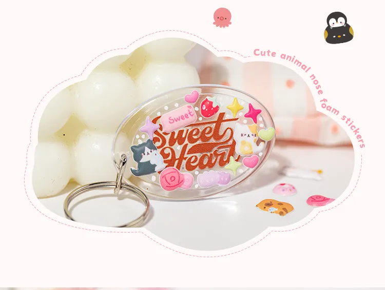 1 Piece Animal Letter School Mixed Materials Cartoon Style Cute Stickers display picture 8