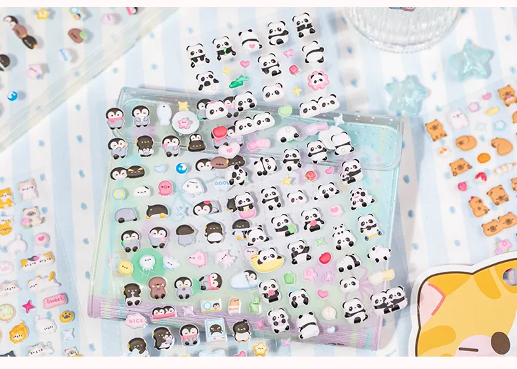 1 Piece Animal Letter School Mixed Materials Cartoon Style Cute Stickers display picture 10