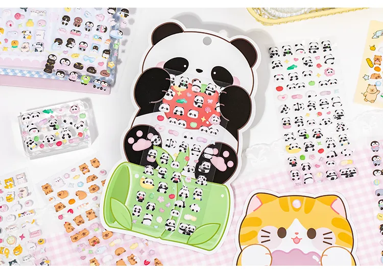 1 Piece Animal Letter School Mixed Materials Cartoon Style Cute Stickers display picture 13