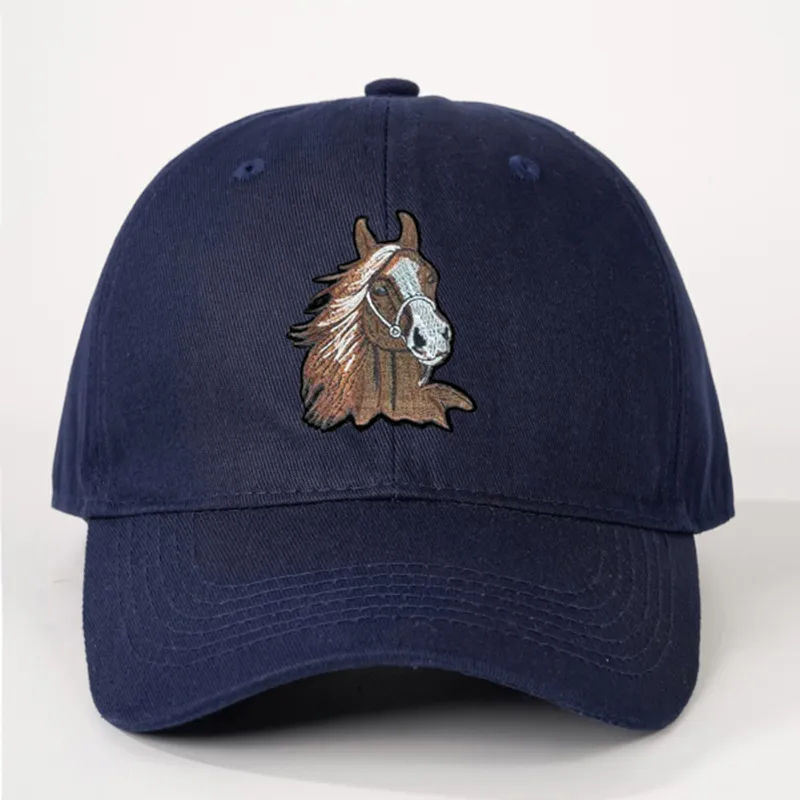 Unisex Casual Simple Style Classic Style Animal Horse Head Curved Eaves Baseball Cap display picture 2