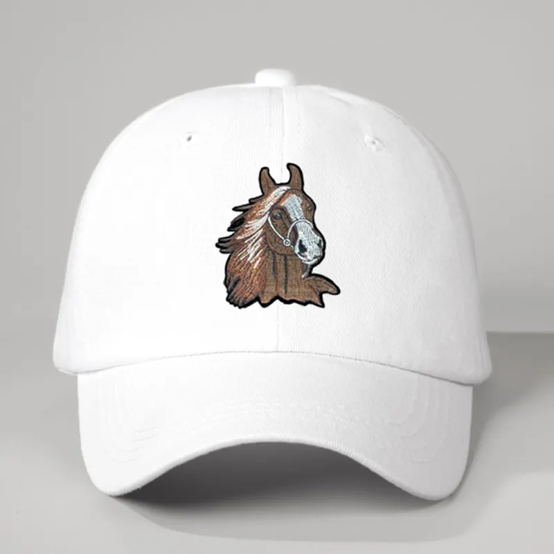 Unisex Casual Simple Style Classic Style Animal Horse Head Curved Eaves Baseball Cap display picture 4