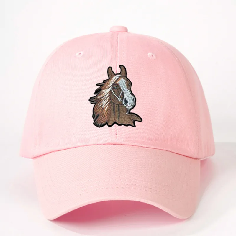 Unisex Casual Simple Style Classic Style Animal Horse Head Curved Eaves Baseball Cap display picture 3