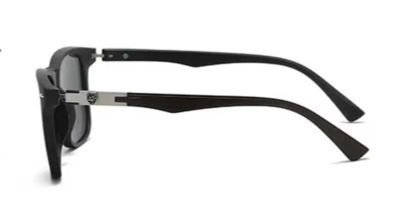 Casual Business Retro Sunglasses PC PC Polarized UV400 Protection Square Full Frame Glasses display picture 7