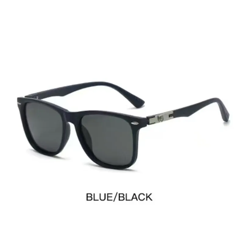 Casual Business Retro Sunglasses PC PC Polarized UV400 Protection Square Full Frame Glasses display picture 11