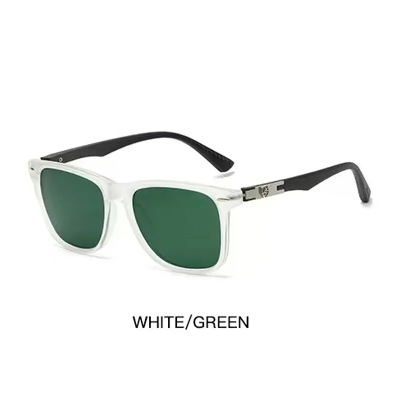Casual Business Retro Sunglasses PC PC Polarized UV400 Protection Square Full Frame Glasses display picture 13