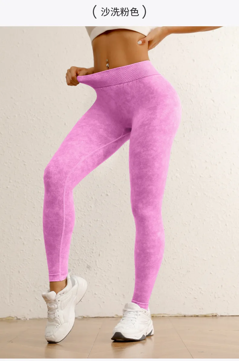 Casual Fitness Sexy Solid Color Nylon Spandex Active Bottoms Leggings display picture 4