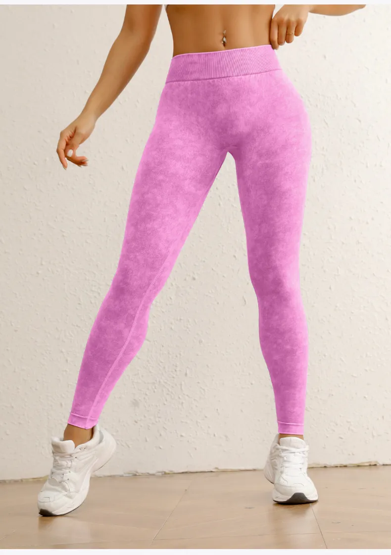 Casual Fitness Sexy Solid Color Nylon Spandex Active Bottoms Leggings display picture 6