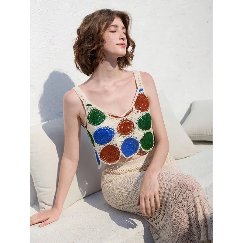 Women's Vest Tank Tops Casual Vacation Sexy Colorful display picture 4