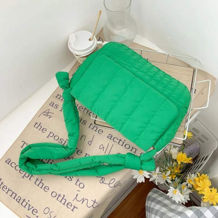 Women's Cloth Stripe Solid Color Streetwear Square Magnetic Buckle Flip Cover Shoulder Bag display picture 25