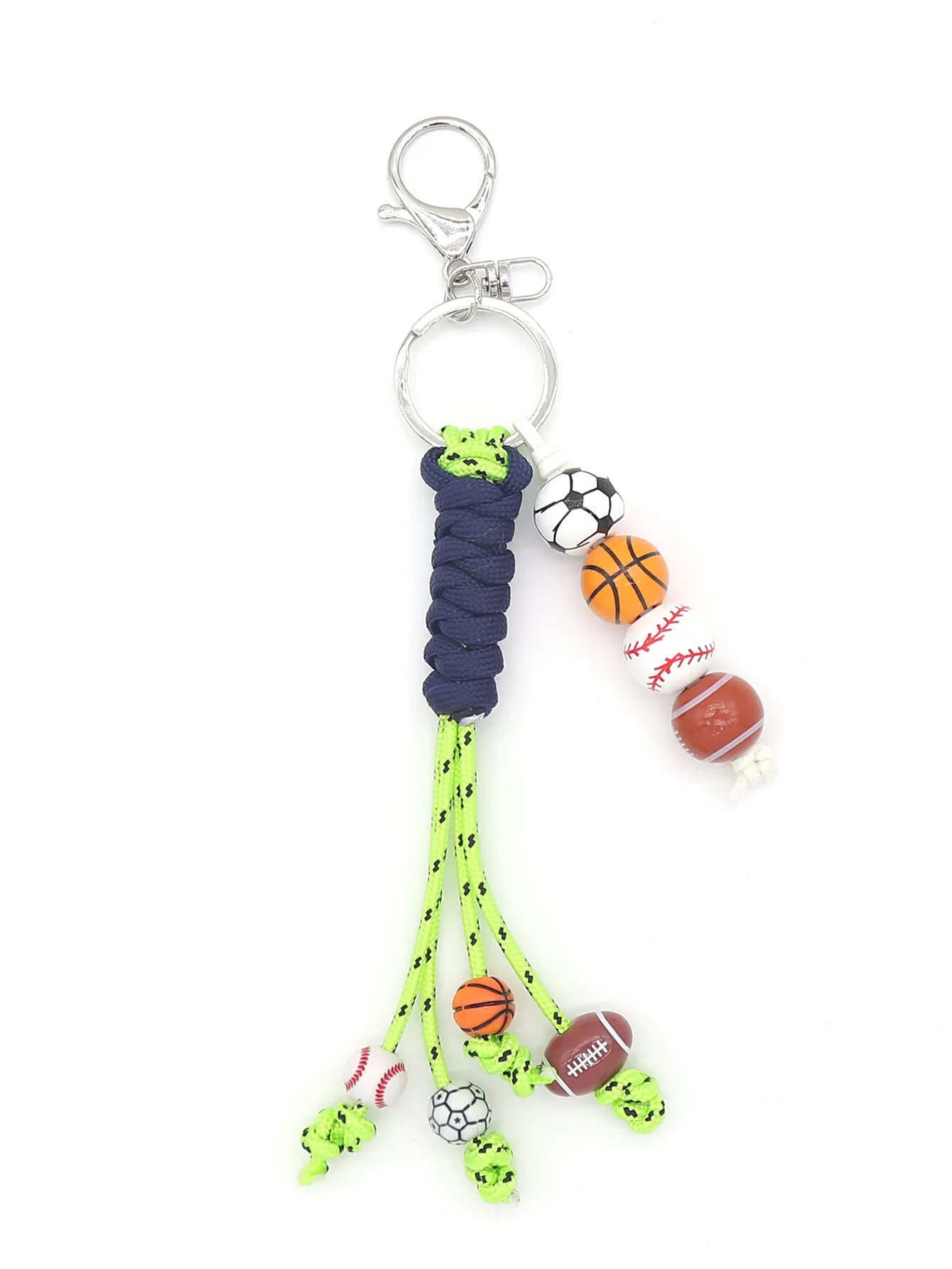 1 Piece Elegant Lady Sport Style Basketball Football Polyester Bag Pendant Mobile Phone Chain display picture 6