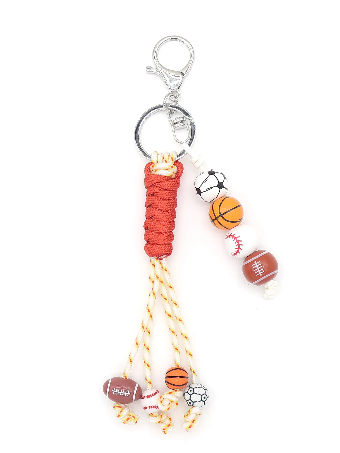 1 Piece Elegant Lady Sport Style Basketball Football Polyester Bag Pendant Mobile Phone Chain display picture 7