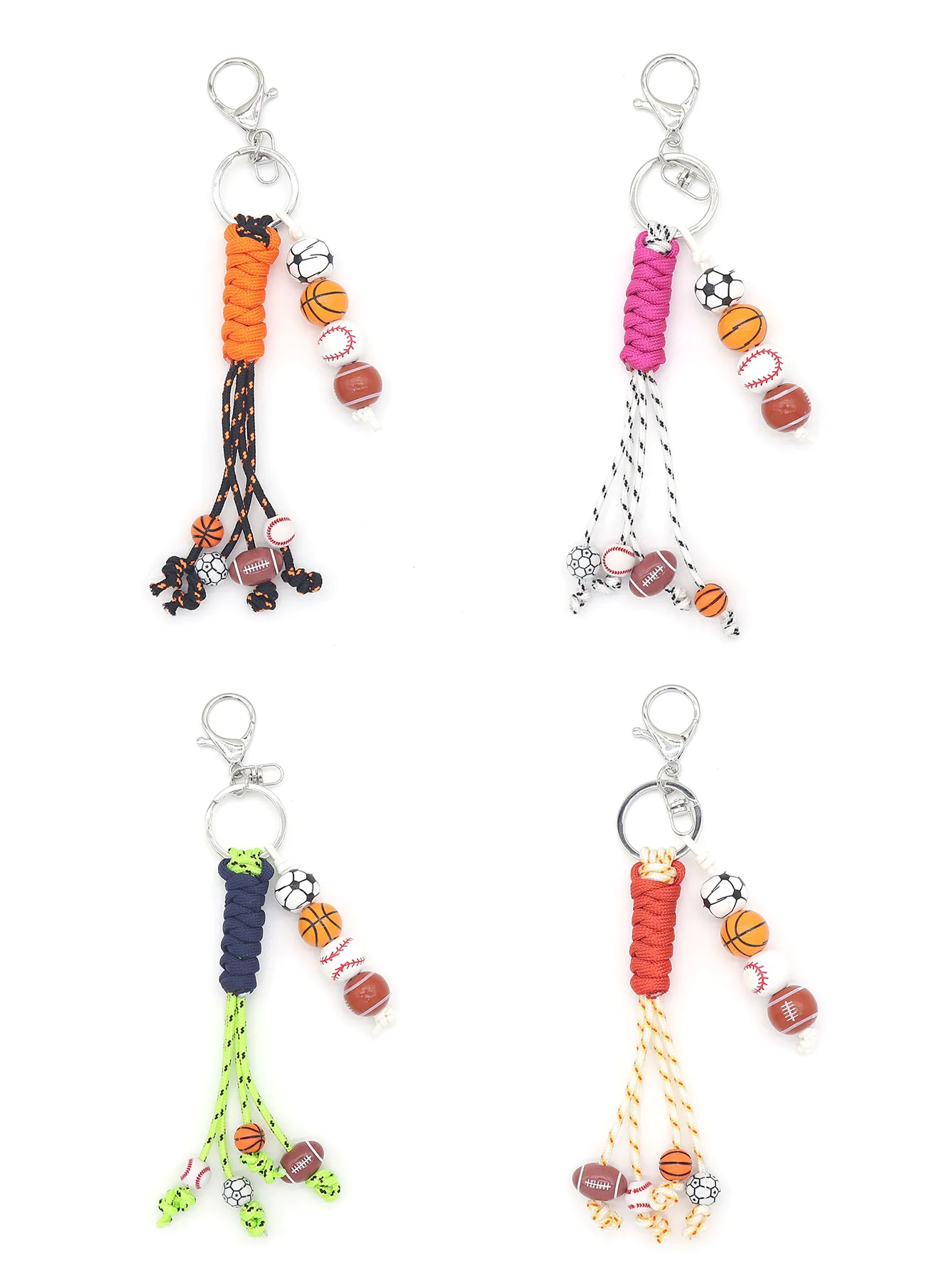 1 Piece Elegant Lady Sport Style Basketball Football Polyester Bag Pendant Mobile Phone Chain display picture 10
