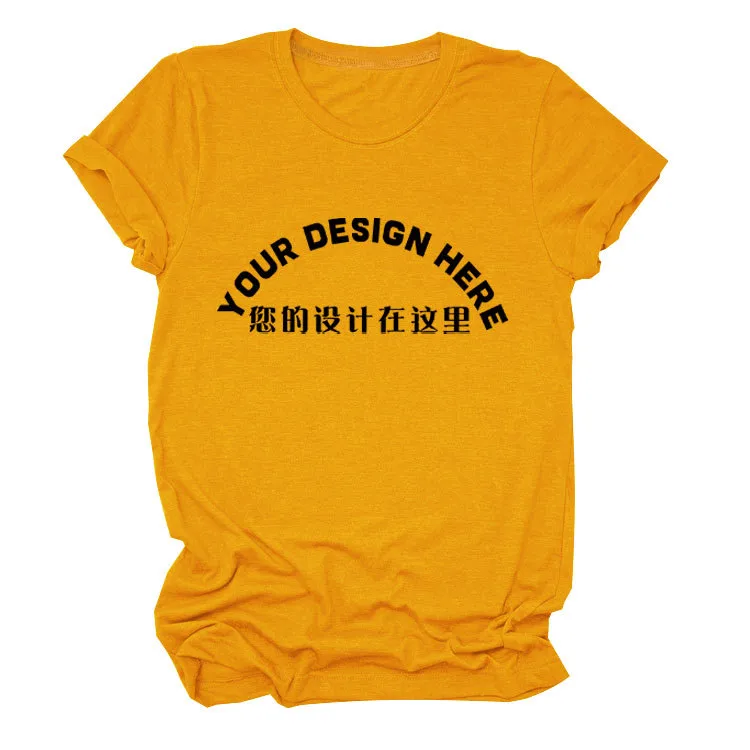 Women's T-shirt Short Sleeve T-Shirts Casual DIY display picture 22