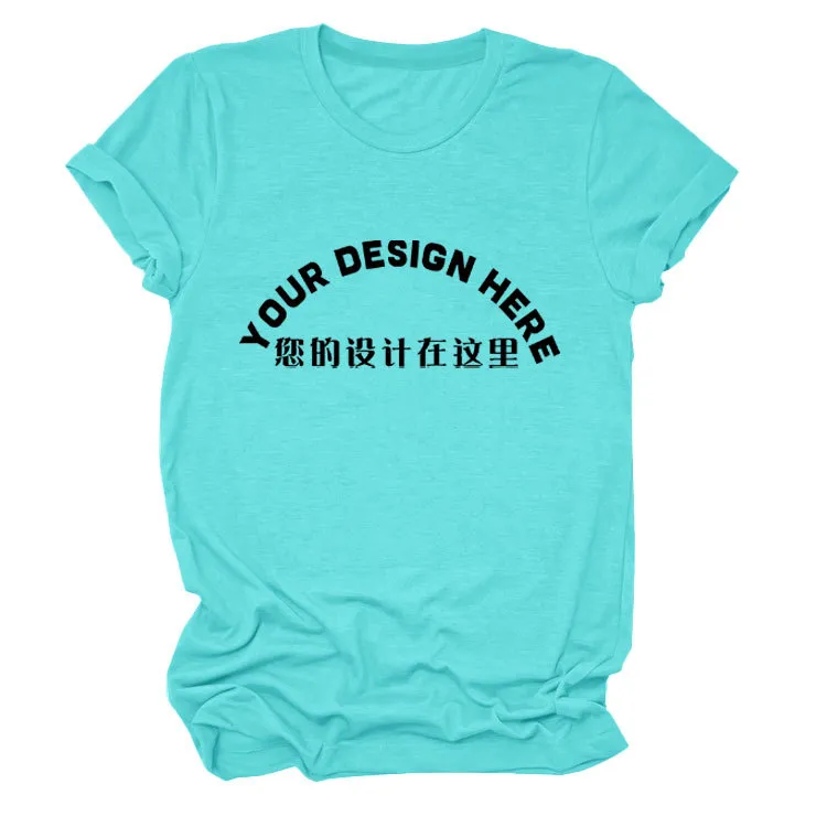 Women's T-shirt Short Sleeve T-Shirts Casual DIY display picture 6