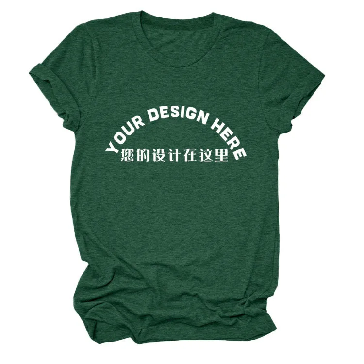 Women's T-shirt Short Sleeve T-Shirts Casual DIY display picture 35