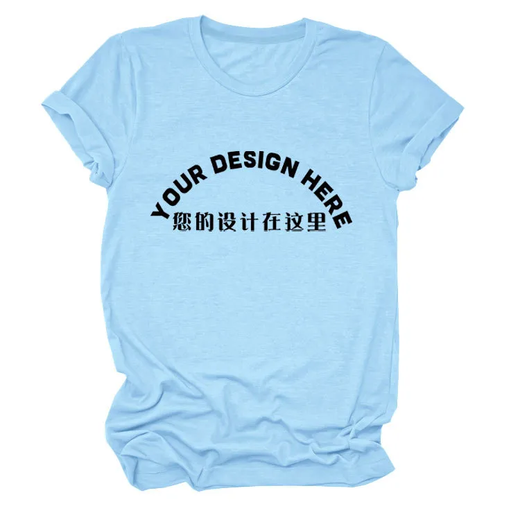 Women's T-shirt Short Sleeve T-Shirts Casual DIY display picture 29