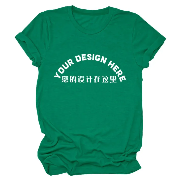 Women's T-shirt Short Sleeve T-Shirts Casual DIY display picture 5