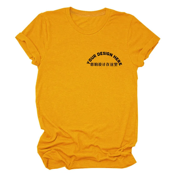 Women's T-shirt Short Sleeve T-Shirts Casual DIY display picture 44