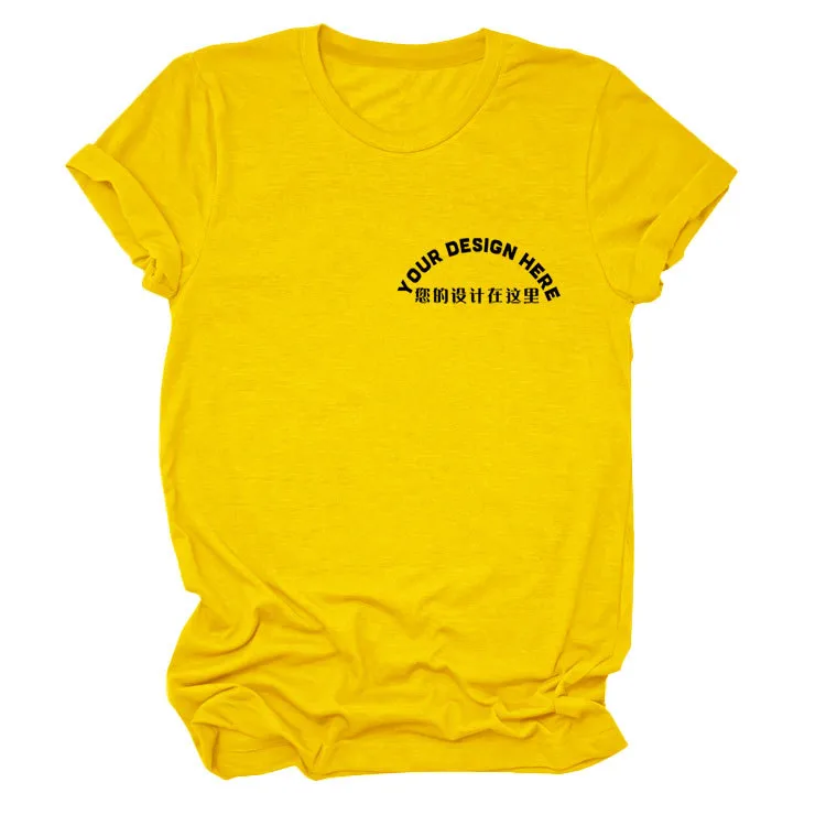 Women's T-shirt Short Sleeve T-Shirts Casual DIY display picture 15