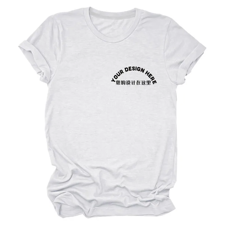 Women's T-shirt Short Sleeve T-Shirts Casual DIY display picture 39