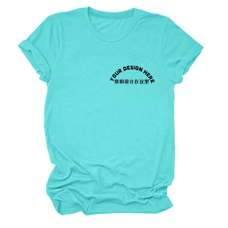 Women's T-shirt Short Sleeve T-Shirts Casual DIY display picture 31