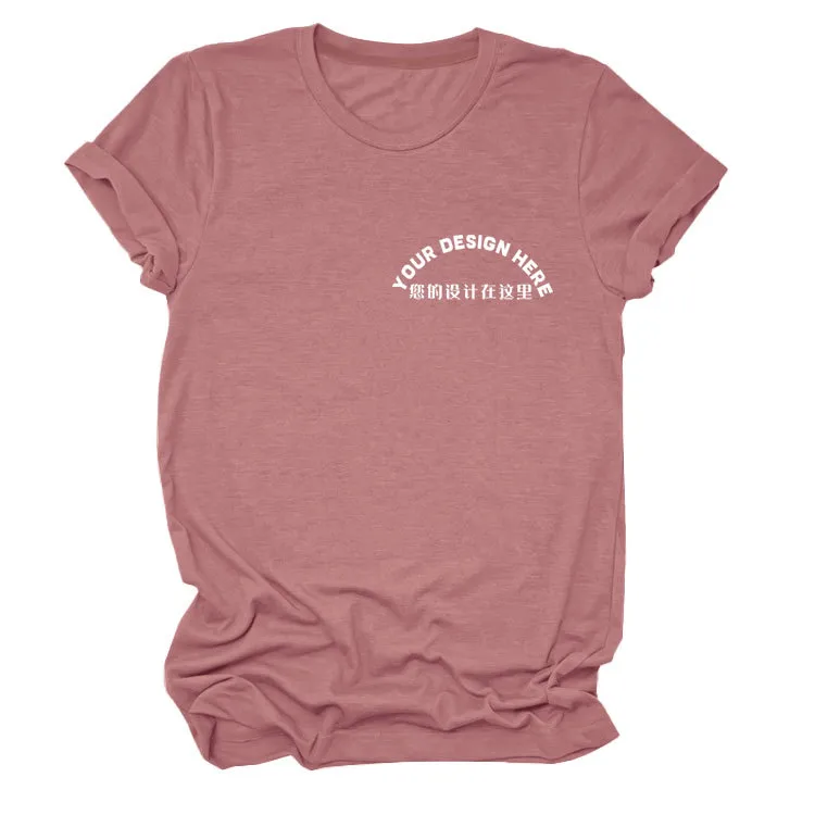 Women's T-shirt Short Sleeve T-Shirts Casual DIY display picture 19